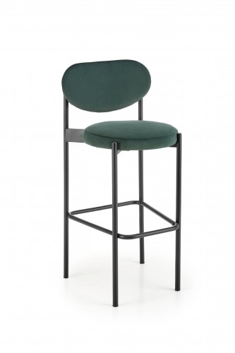 Halmar H108 bar stool, dark green image 1