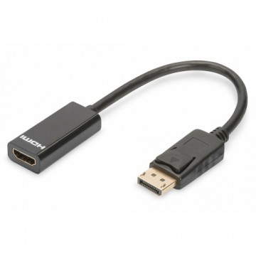 Адаптер для DisplayPort на HDMI Digitus AK-340400-001-S Чёрный 15 cm