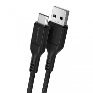 Amazingthing Кабель премиум-класса USB-C - USB-A (черный, 1,1м)