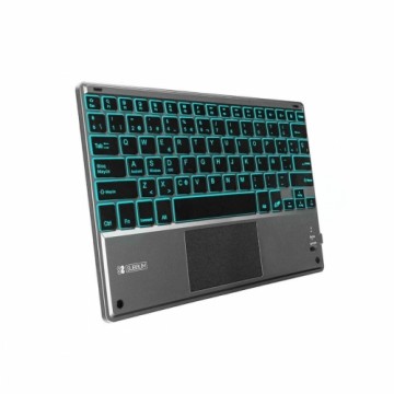 Bluetooth Tastatūra ar Planšetes Balstu Subblim SUB-KBT-SMBT51 Spāņu Qwerty Daudzkrāsains Spāņu