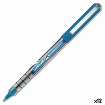 Šķidrās tintes pildspalva Uni-Ball Eye Ocean Care Zils 0,7 mm (12 gb.)