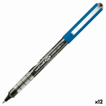 Šķidrās tintes pildspalva Uni-Ball Eye Ocean Care Melns 0,5 mm (12 gb.)