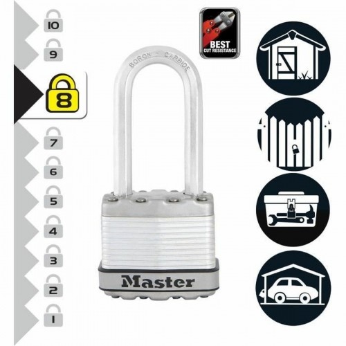 Piekaramā atslēga ar slēdzeni Master Lock 45 mm image 4