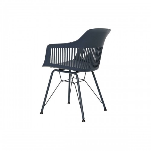 Krēsls DKD Home Decor 57 x 57 x 80,5 cm Tumši Zils image 5