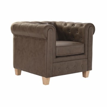 Кресло DKD Home Decor 80 x 80 x 70 cm Деревянный Темно-коричневый