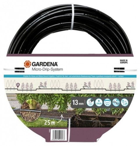 Gardena Micro-Drip laistīšanas sistēma / Pilienveida apūdeņošanas līnija krūmiem vai dzīvžogiem (25 m) /13503-20 image 4