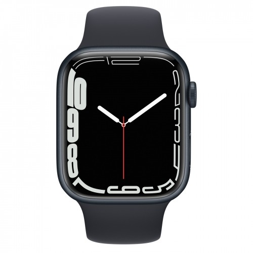 Apple Watch Series 7 45mm Aluminium GPS+Cellular - Midnight (Atjaunināts, stāvoklis kā jauns) image 1