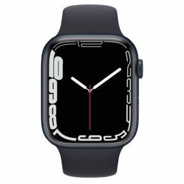 Apple Watch Series 7 45mm Aluminium GPS+Cellular - Midnight (Atjaunināts, stāvoklis kā jauns)