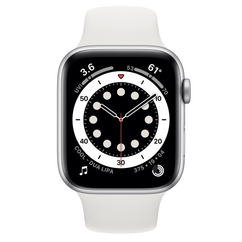 Apple Watch Series 6 44mm Stainless steel GPS+Cellular - Silver (Atjaunināts, stāvoklis kā jauns) image 1