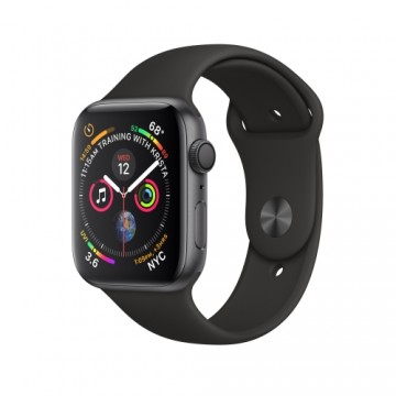 Apple Watch Series 4 44mm Aluminium GPS - Space Gray (Atjaunināts, stāvoklis Ļoti labi)