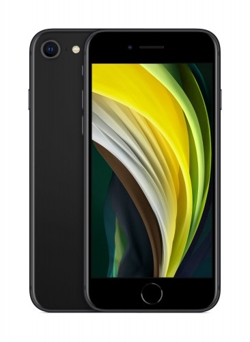 Apple iPhone SE 2.gen 64GB - Black (Atjaunināts, stāvoklis Ļoti labi) image 1