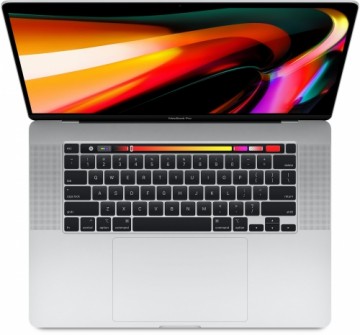 Apple MacBook Pro 2019 Retina 16" 4xUSB-C - Core i7 2.6GHz / 32GB / 512GB SSD - Silver (Atjaunināts, stāvoklis kā jauns)