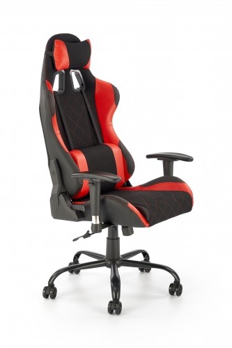 Halmar DRAKE chair, red / black image 1