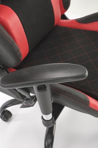 Halmar DRAKE chair, red / black image 2