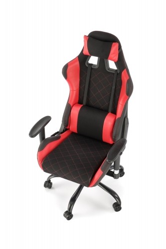Halmar DRAKE chair, red / black image 3
