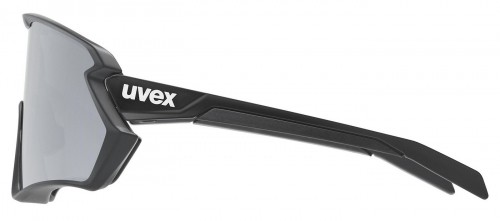 Velosipedu brilles Uvex sportstyle 231 2.0 Set black matt / mirror silver image 4