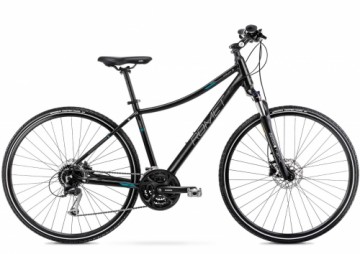 Velosipēds Romet Orkan 5 D 28" 2022 black-turquoise-18" / M