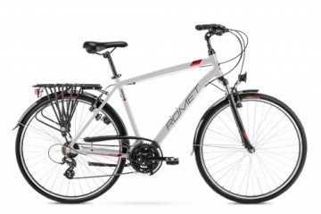 Velosipēds Romet Wagant 28" 2022 silver-red-19" / M