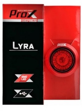 Aizmugurējais lukturi ProX Lyra SMD LED 15Lm USB