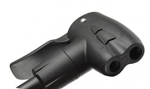 Pumpis grīdas BETO steel CMP-137SG5 black Dual-head ar spiediena mērītājs image 2