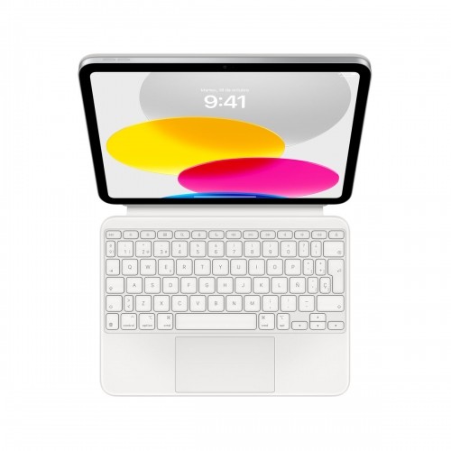 Klaviatūra Apple IPAD 10GEN iPad Spāņu Qwerty Balts image 1