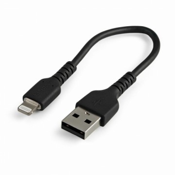 USB uz Lightning Kabelis Startech RUSBLTMM15CMB Melns 15 cm