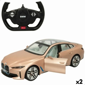 Машинка на радиоуправлении BMW i4 Concept Позолоченный 1:14 (2 штук)