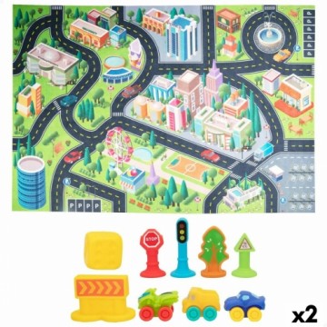 Игровой коврик Colorbaby Город (2 штук)