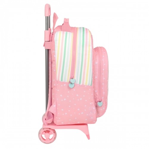 Школьный рюкзак с колесиками BlackFit8 Globitos Розовый 32 x 42 x 15 cm image 3