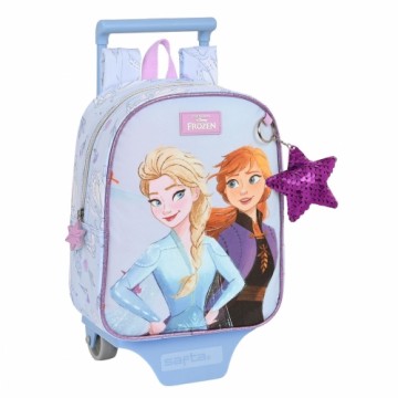 Школьный рюкзак с колесиками Frozen Believe Лиловый 22 x 27 x 10 cm