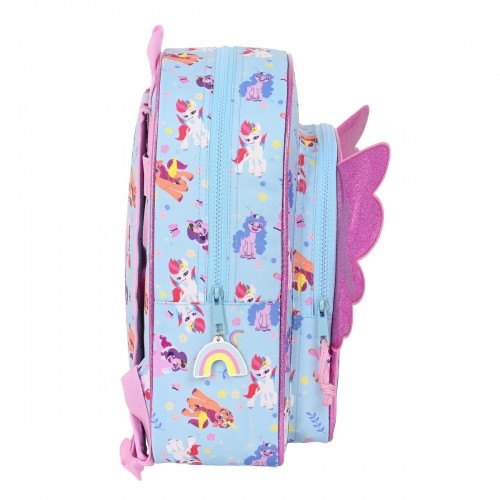 Школьный рюкзак My Little Pony Wild & free 26 x 34 x 11 cm Синий Розовый image 2