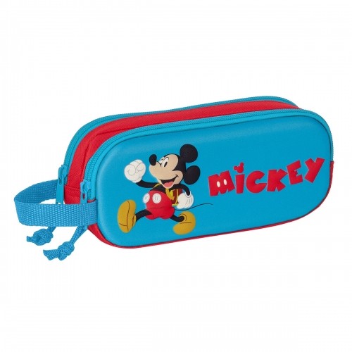 Divkāršs futrālis Mickey Mouse Clubhouse 3D Sarkans Zils 21 x 8 x 6 cm image 1