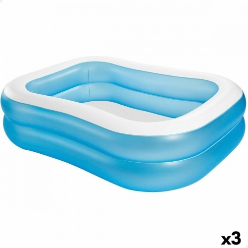 Надувной бассейн Intex Синий Белый 203 x 48 x 152 cm 540 L (3 штук) image 1