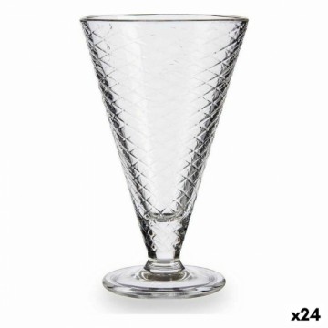 Vivalto Saldējuma un piena kokteiļa glāze Caurspīdīgs Stikls 340 ml (24 gb.)