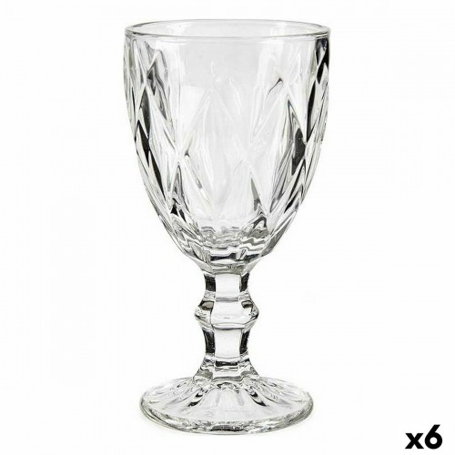 Vivalto Vīna glāze Dimanta Caurspīdīgs Stikls 330 ml (6 gb.) image 1
