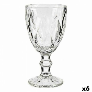 Vivalto Vīna glāze Dimanta Caurspīdīgs Stikls 330 ml (6 gb.)