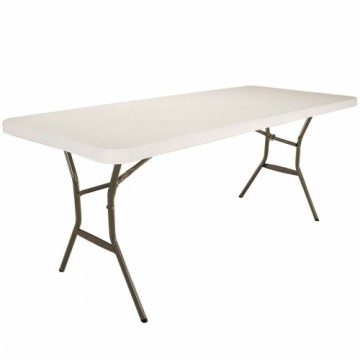 Складной стол Lifetime Белый 185 x 74 x 76 cm Сталь Пластик