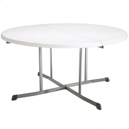 Mazs galdiņš Lifetime Balts 152 x 75,5 x 152 cm Tērauds Plastmasa image 1