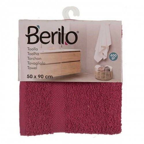 Berilo Банное полотенце 50 x 0,5 x 90 cm Тёмно Бордовый (6 штук) image 2