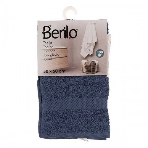 Berilo Банное полотенце 30 x 0,5 x 50 cm Синий (12 штук) image 2