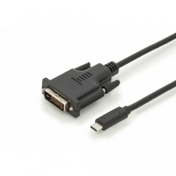USB-C Kabelis Digitus AK-300332-020-S 2 m Melns