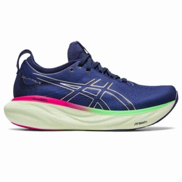Skriešanas Apavi Pieaugušajiem Asics Gel-Nimbus 25 Dāma Tumši Zils