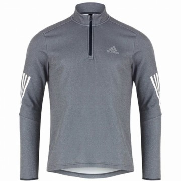 Vīriešu Krekls ar Garām Piedurknēm Adidas Training Pelēks