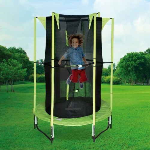 Bērnu batuts ar drošības tīklu Aktive 122 x 184 x 122 cm image 3