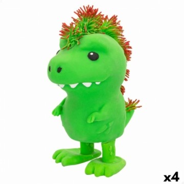 Плюшевый Eolo Jiggly Pets Динозавр 10 x 20,5 x 15 cm Пластик (4 штук)