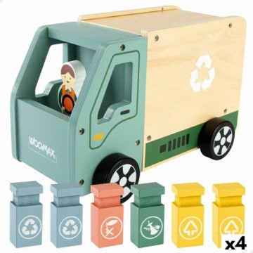 Atkritumus Vedošā Mašīna Woomax 8 Daudzums Rotaļlieta 24 x 15 x 13,5 cm (4 gb.)