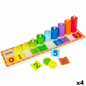 Детская образовательная игра Woomax Номера 43 x 11 x 11 cm 56 Предметы 4 штук
