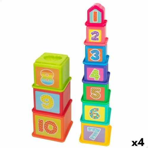 Krāvuma Bloki PlayGo 10,2 x 50,8 x 10,2 cm 4 gb. image 1
