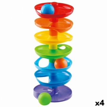 Darbības Spirāles PlayGo Rainbow 15 x 37 x 15,5 cm 4 gb.