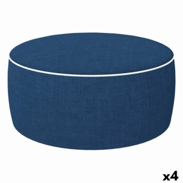 Надувной пуф Aktive Тёмно Синий 53 x 23 x 53 cm Классический (4 штук)